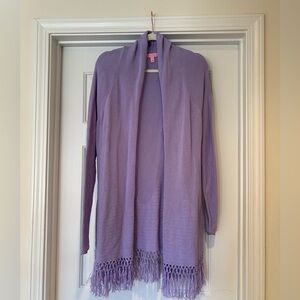 Lilly Pulitzer Tatum Cardigan in Lilac Verbana